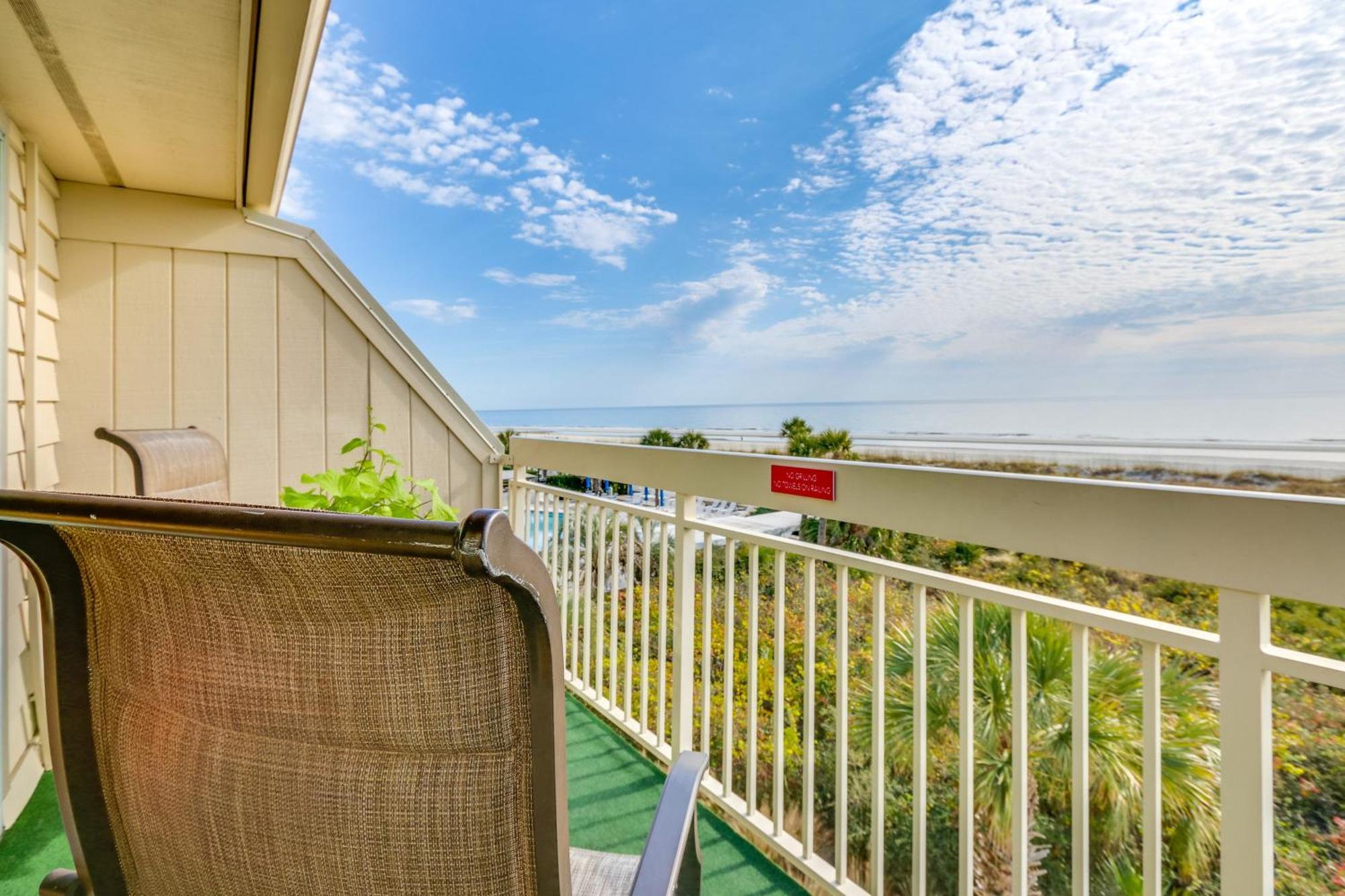 Breakers Oceanfront Getaway With Amazing View And Pool Villa Hilton Head Island Bagian luar foto
