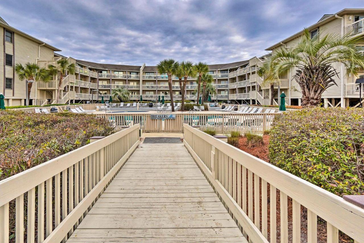 Breakers Oceanfront Getaway With Amazing View And Pool Villa Hilton Head Island Bagian luar foto