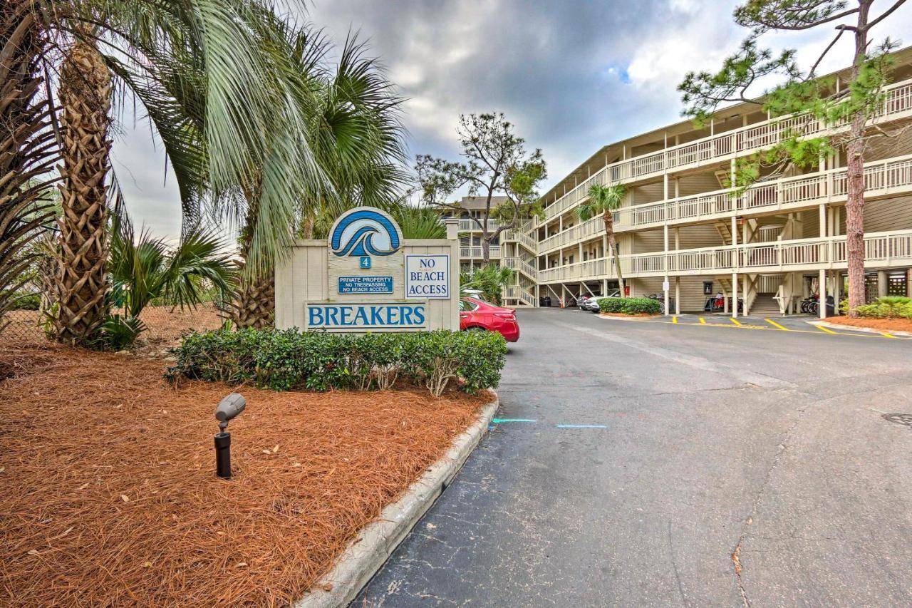 Breakers Oceanfront Getaway With Amazing View And Pool Villa Hilton Head Island Bagian luar foto